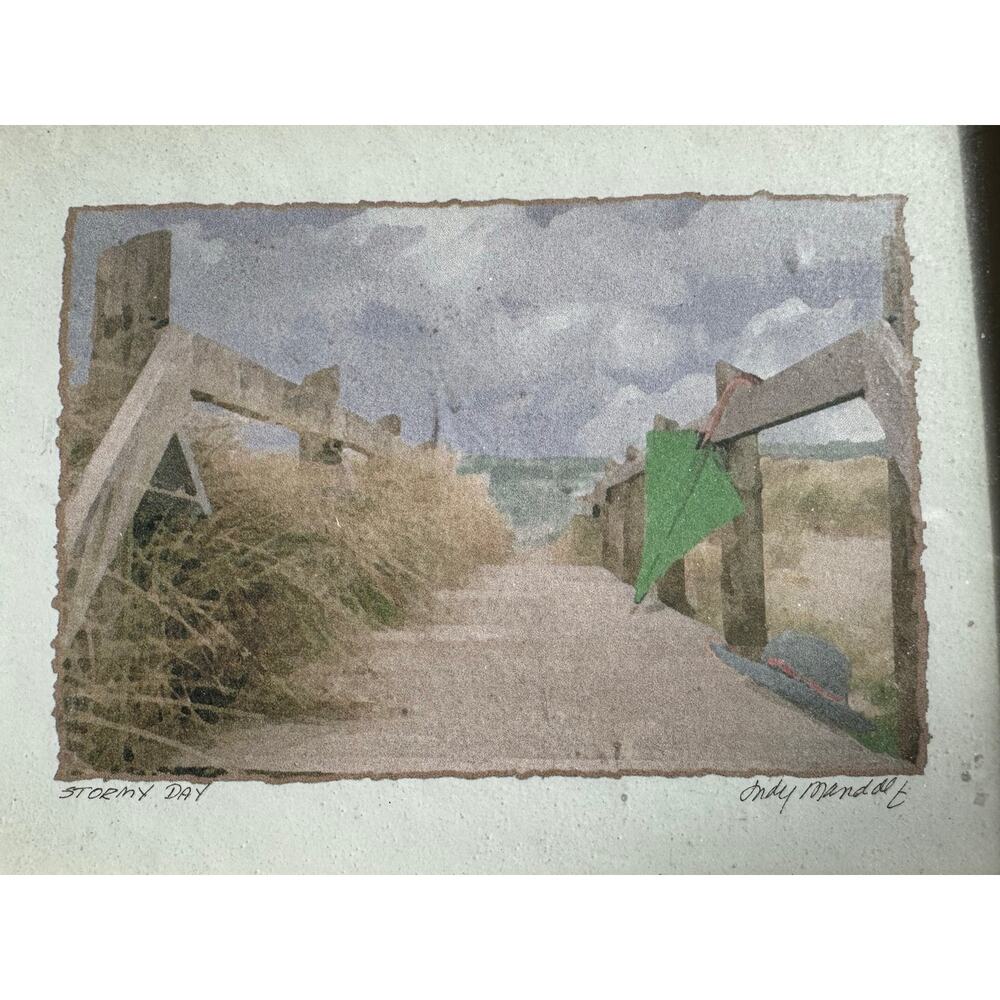 Set of 2 Coastal Beach Framed Prints Barbara Fleri Judy Mandolf - Picture 2 of 9